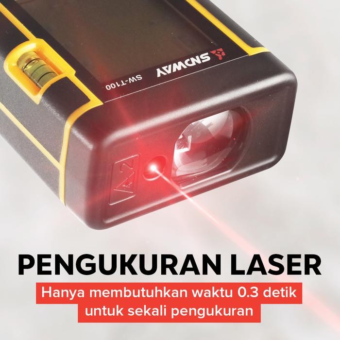 Meteran Digital Pengukur Jarak Laser Range Finder 100M Meteran Laser Digital Laser 100 meter