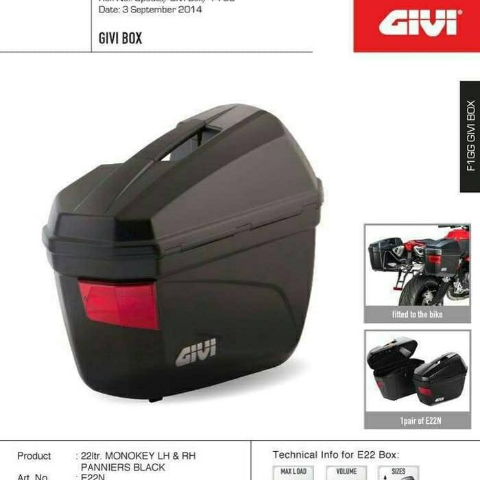 side box Givi e22 murah