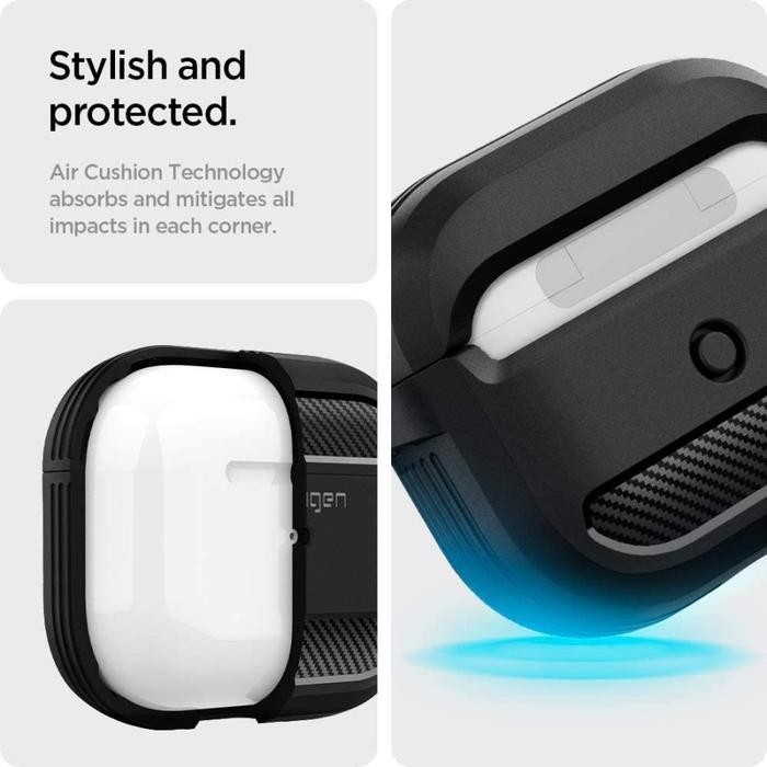 

(Expert) Case for Airpods 3 Spigen Rugged Armor Carbon Fiber Slim Cover Casing