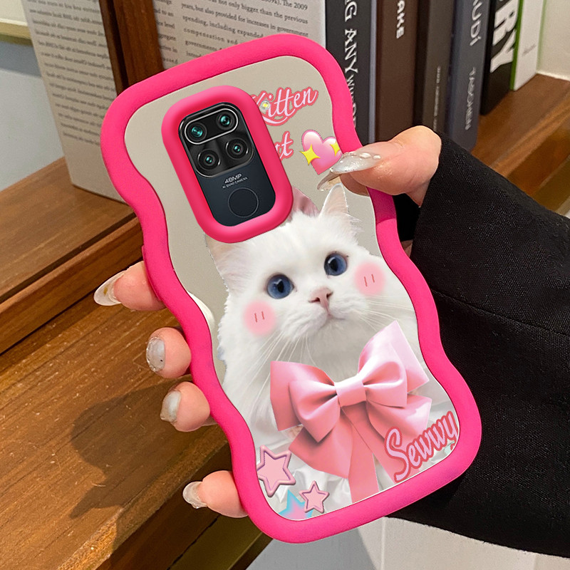 Casing Untuk Xiaomi Redmi Note 9 Pro Note 9s Case Foto kucing lembut Macaron Softcase Silikon lunak 