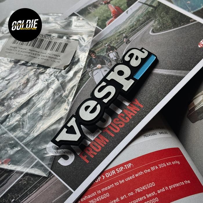 Emblem body depan sip original vespa px