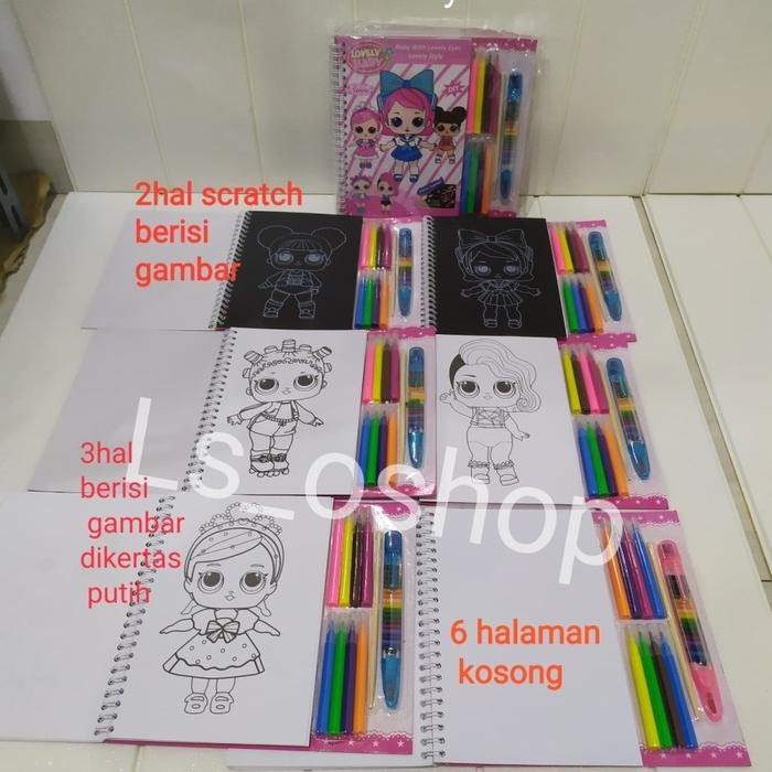 

BUKU GAMBAR SCRATCH NOTE MAGIC DAN BUKU GAMBAR KODE 1235