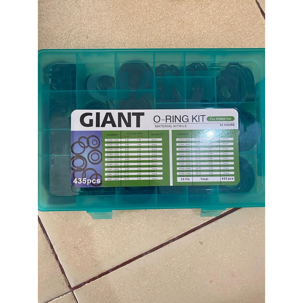 ORING BOX KOMATSU/ ORING BOX KOMATSU