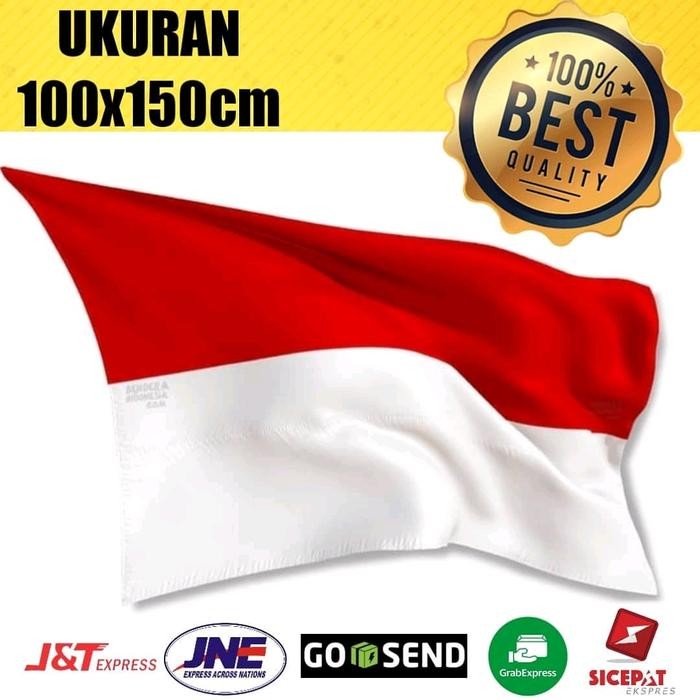 

Terlaris Bendera merah putih ukuran 100x150cm bahan satin DAN KATUN premium SALE