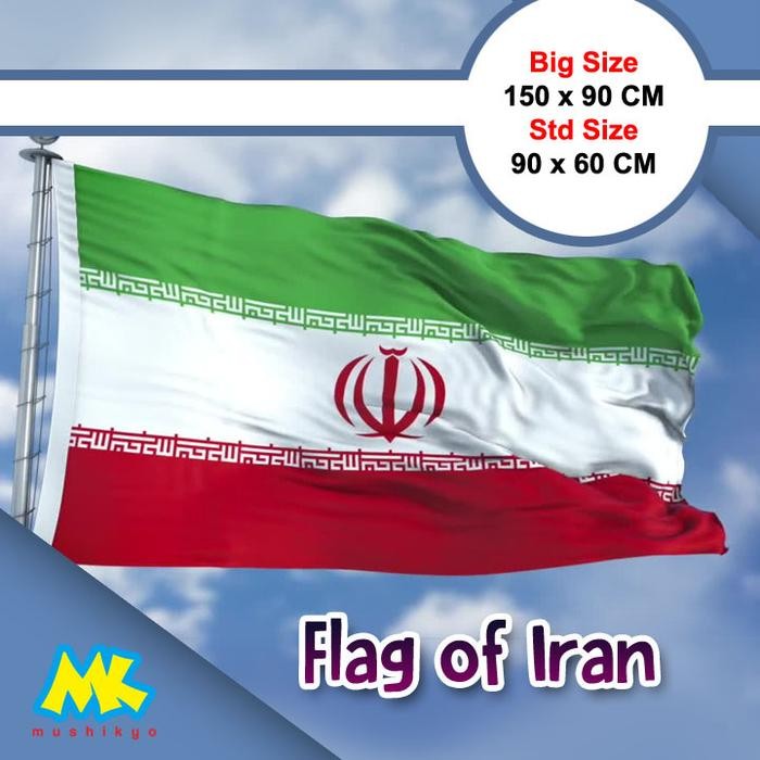 

Terlaris Bendera Iran Flag ukuran besar SALE