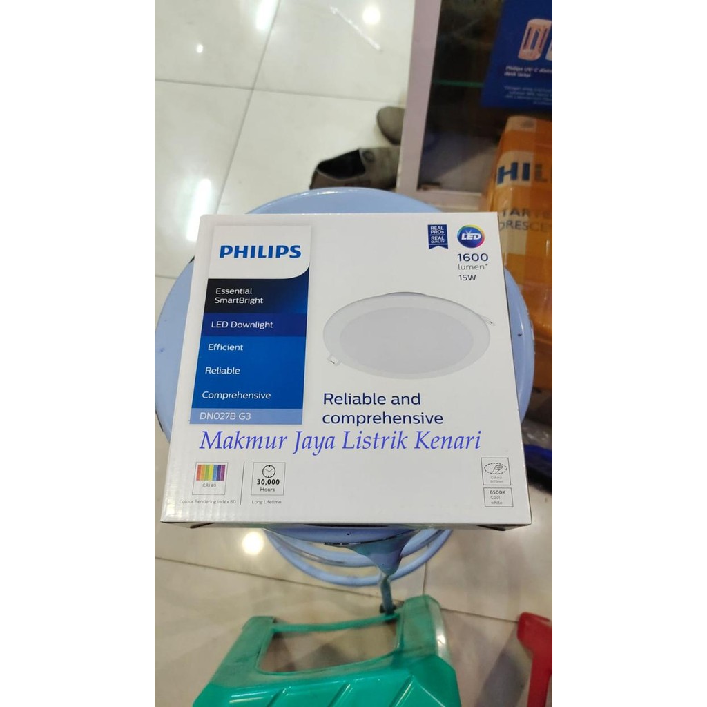PHILIPS LAMPU DOWNLIGHT LED PANEL DN027B G2 15 WATT 15 W 15W 15WATT