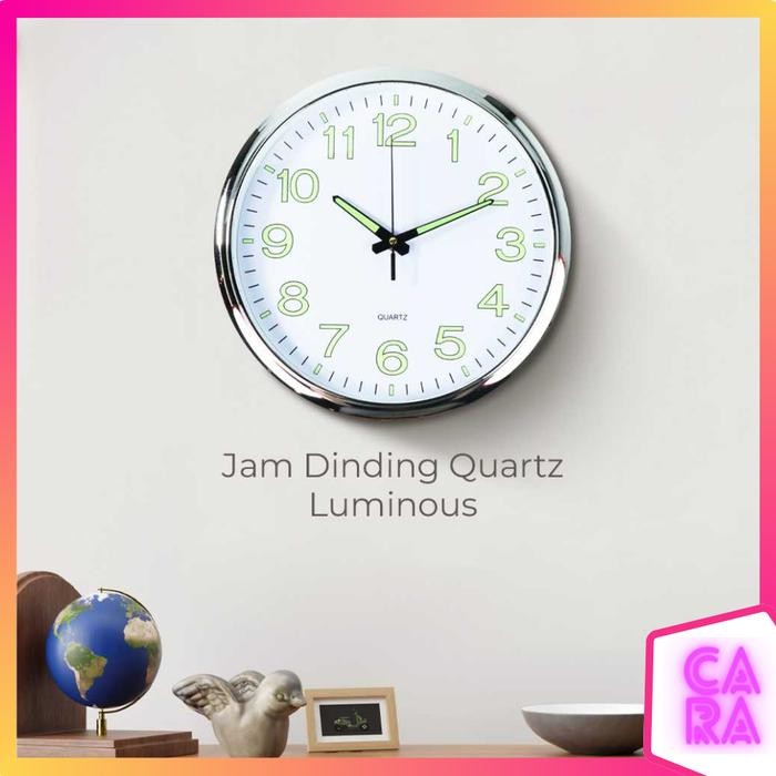 Jam Dinding Quartz Luminous MM61WC