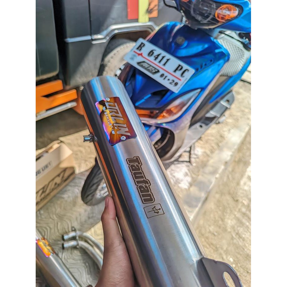 PREMIUM Knalpot Standar Racing Bebek Supra - Astrea - Jupiter - Shogun - Karisma - DLL Original