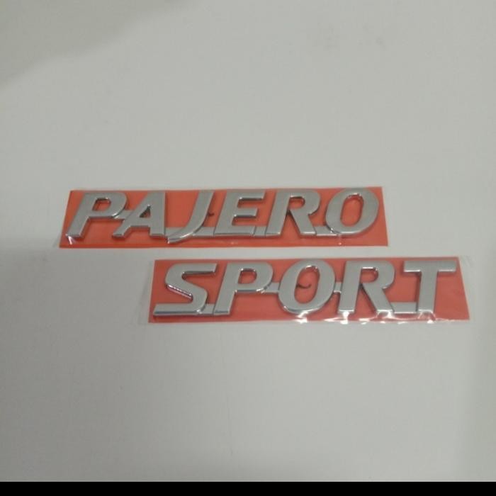 Emblem Belakang Pajero Sport Original Mitsubishi