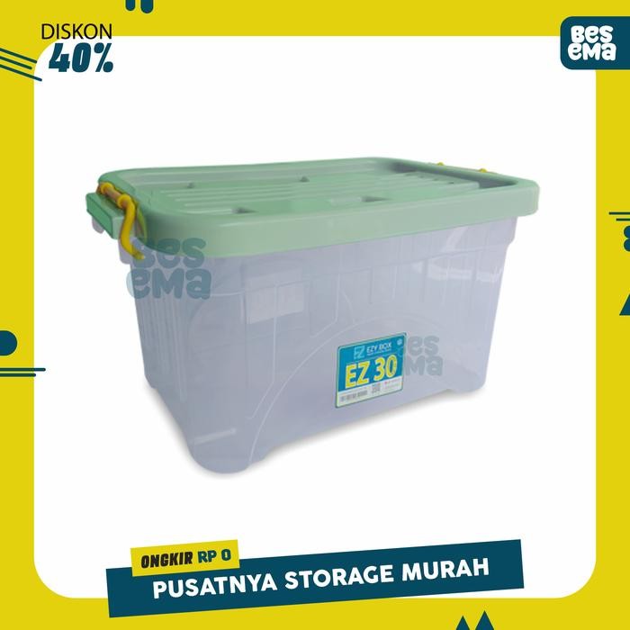 PREMIUM BSM CONTAINER EZY CB 30 LITER / KOTAK PENYIMPANAN / EZY BOX 30 LITER Plastik