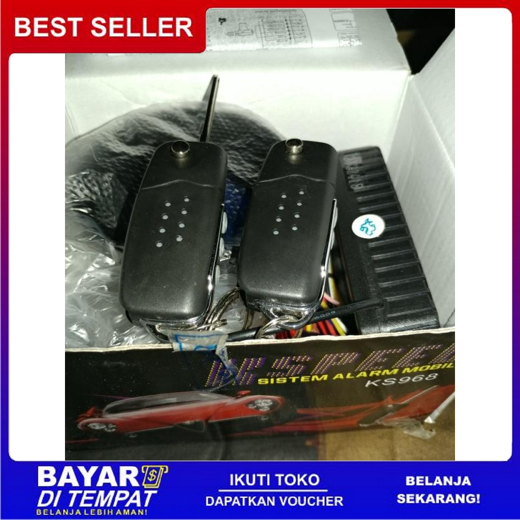 FREE ONGKIR ALARM MOBIL MODEL BARU MIRIP KUNCI LIPAT K SPEED BISA COD
