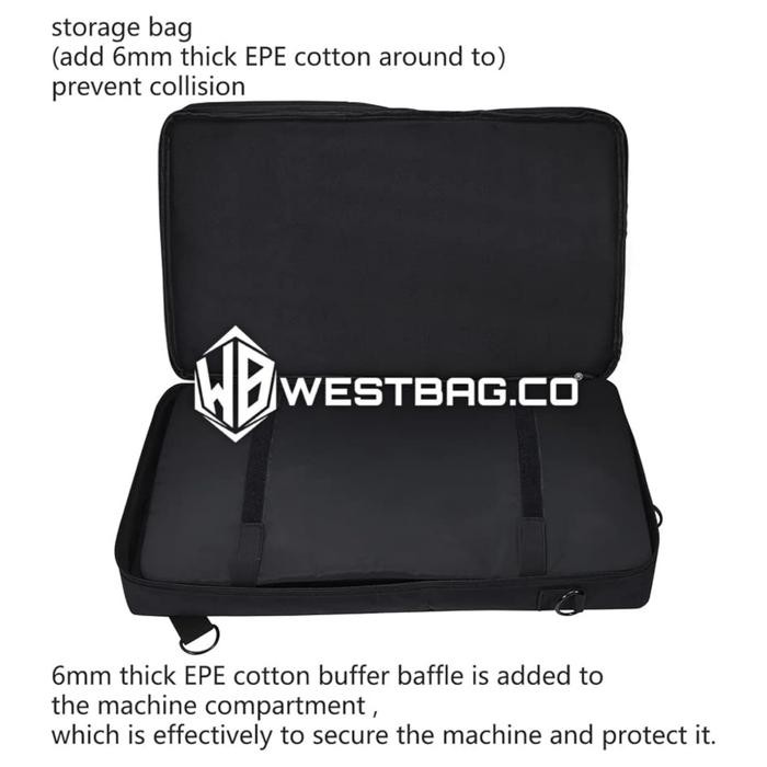 PREMIUM Tas Mixer Tas Penyimpanan Mixer DJ Portabel Pioner Mixer DJ Bag Sofcase