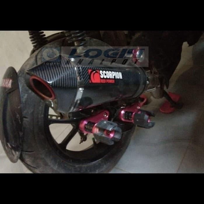 PREMIUM knalpot racing aerox dan nmax fullsystem knalpot scorpion
