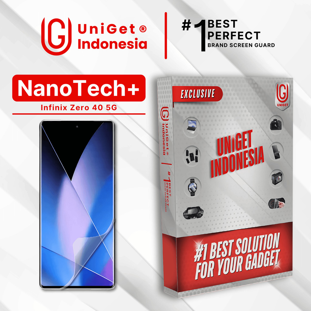 UniGet EPU BIO GENESIS Hydrogel for Infinix Zero 40 5G / Screen Guard (Nanotech+ 100% Recycle) Premi