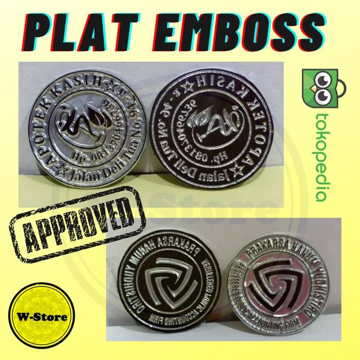 

Plat Emboss / Plat Emboss / Plat Emboss Pocket / Portable