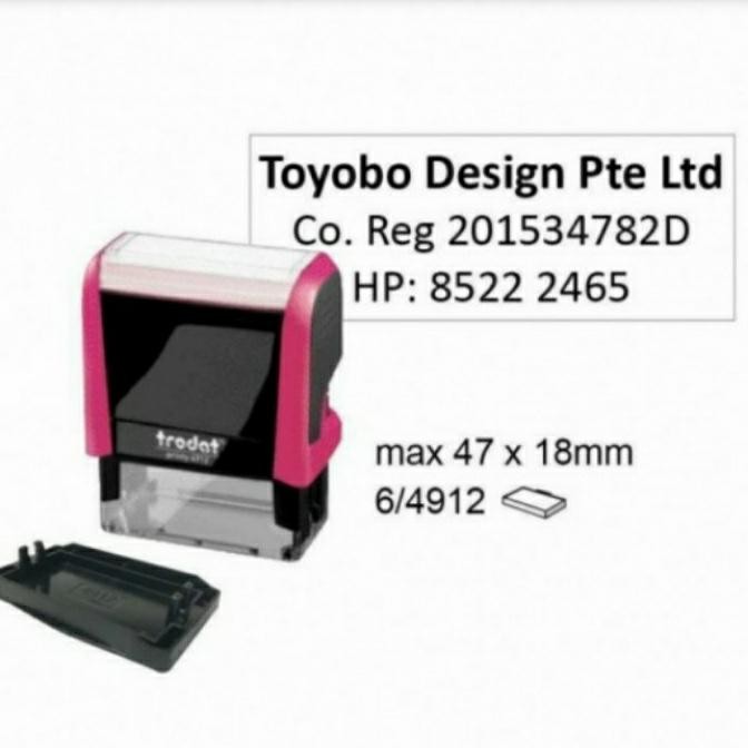 

STEMPEL TRODAT 4912 + LETTER