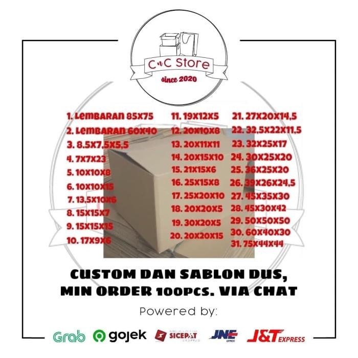 

Kardus Box Karton Custom Polos Atau Logo Pre Order