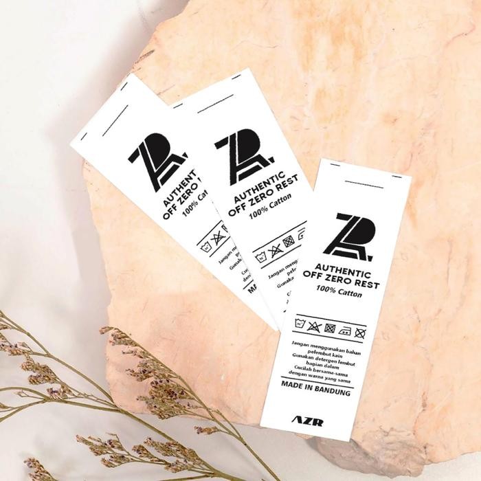

Label Baju Tafeta/ Label Nylon Uk.2,5 x 8 cm