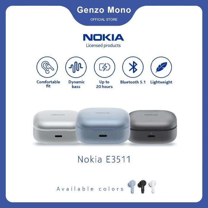 TERLARIS Nokia E3511 ANC True Wireless Earphones TWS Low Latency HD
