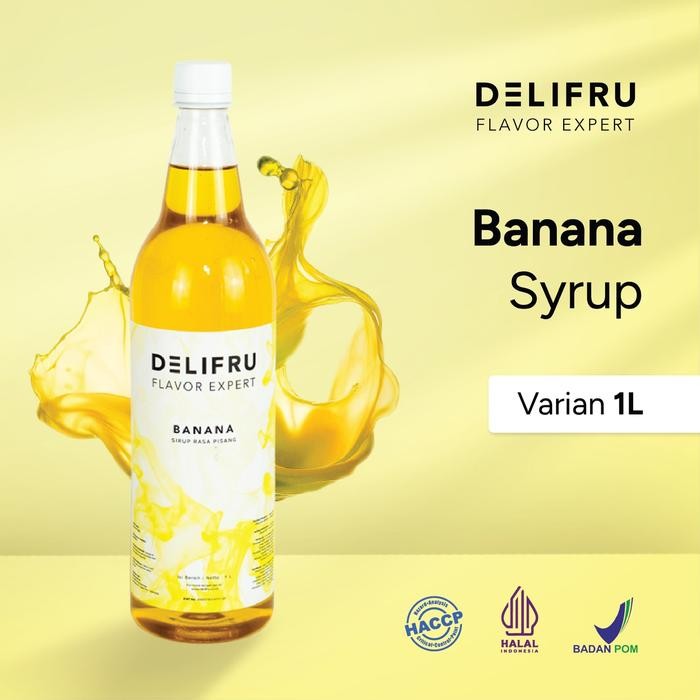 

Syrup Banana Delifru 1000 ml - Sirup Pisang Premium