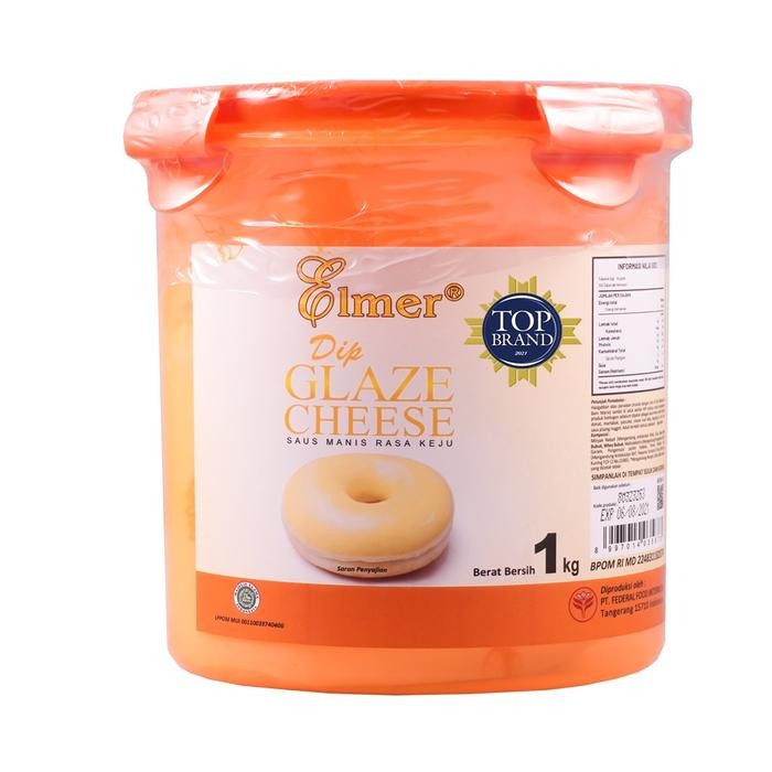 

Elmer Dip Glaze Cheese 1Kg Saus Manis Chocolate Rasa Keju Untuk Topping, Campuran Adonan, Dan