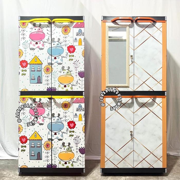 Lemari Plastik Lemari Pakaian Miami Orlando Susun 4