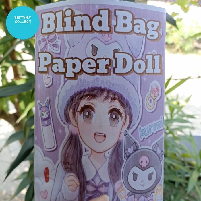 Blind bag paper doll kuromi