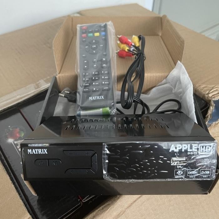 KOMPLIT set top box stb matrix apple merah Kode 1172