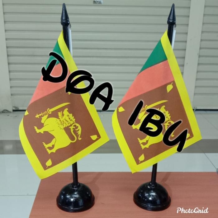 

Terlaris tiang kayu meja+bendera SRI LANKA SALE