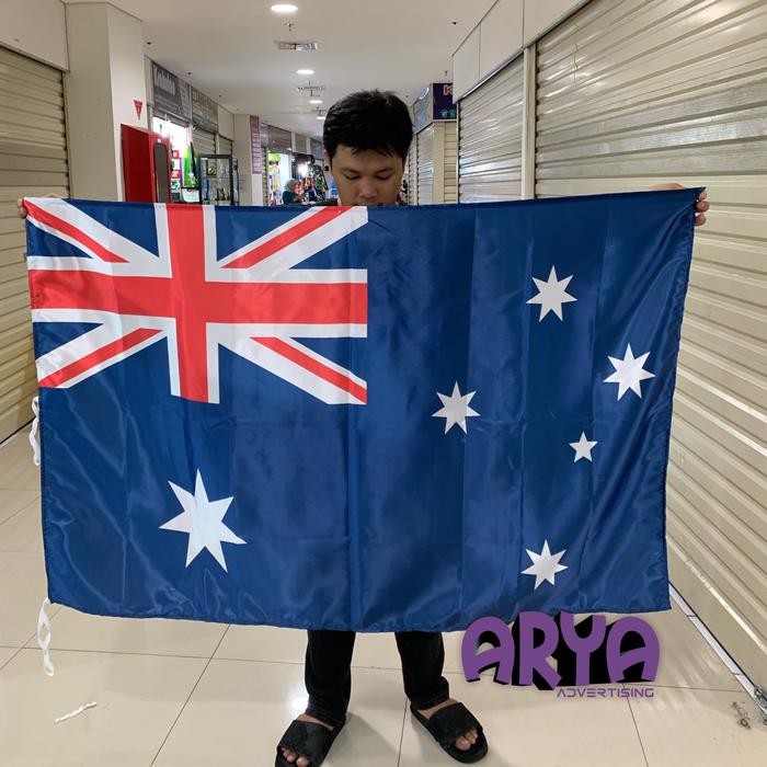

Terlaris Bendera negara AUSTRALIA bahan satin ukuran 90x135cm SALE
