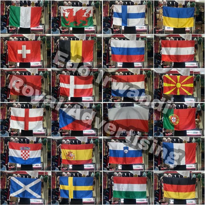

Terlaris Bendera Negara Piala Euro Ukuran 60cm x 90cm Ready Stock Berkualitas SALE