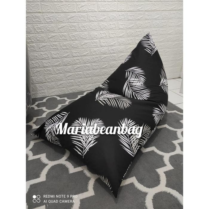 Bantal Cafe Bean Bag Jumbo Dewasa Segitiga Bantal Santai Bean Bag