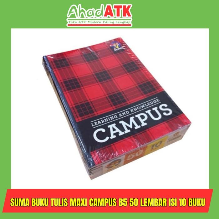 

Buku Tulis Sekolah Suma Maxi 50 Lembar 1 Pak Isi 10 Buku Ukuran B5