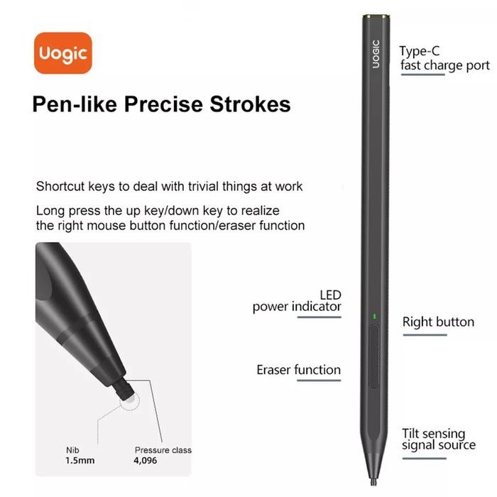 4096 RECHARGEABLE STYLUS PEN FOR ASUS ROG ZEPHYRUS DUO/ZENBOOK FLIP