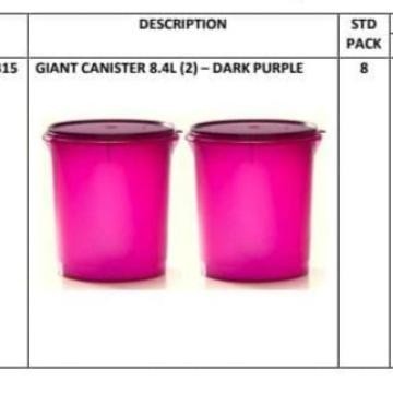 Sale Tupperware Toples Giant Canister Promo Sxk3