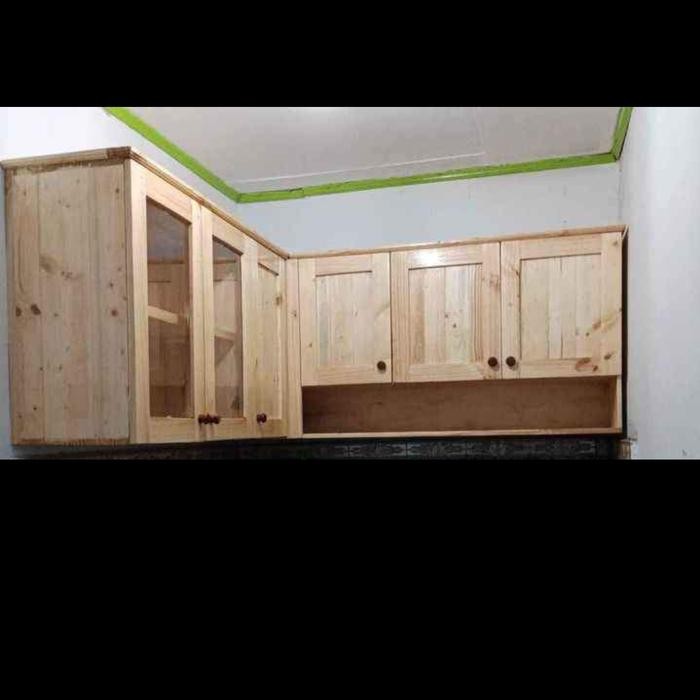 kitchen set jati belanda minimalis