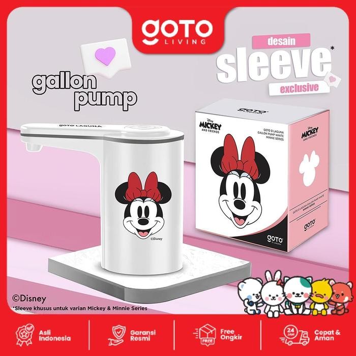 Goto Laguna Gallon Pump Dispenser Air Pompa Galon Elektrik Charge USB