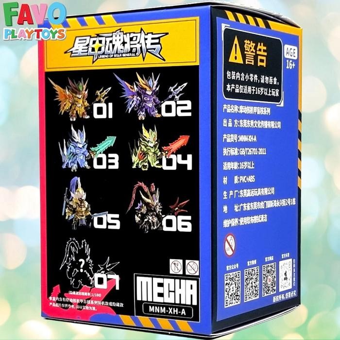 MOTOR NUCLEAR MNM-XH SD Legend Of Star MNQ Mecha Figure Set