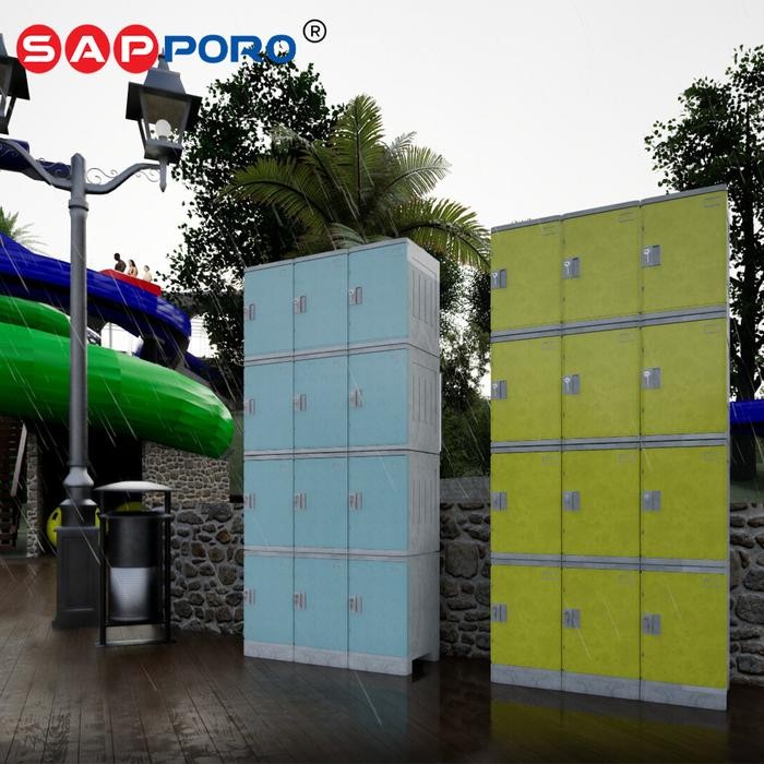 

NEW! SAPPORO INCHEON - LOKER ABS OUTDOOR 12 PINTU ABS LOCKER 12 DOORS