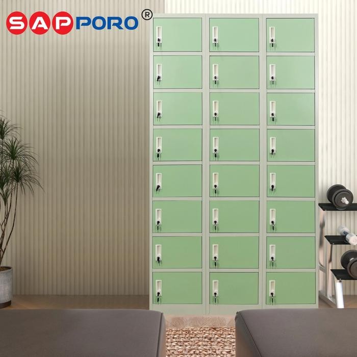 

NEW! SAPPORO WIESBADEN - LOKER BESI 24 PINTU STEEL LOCKER 24 DOORS