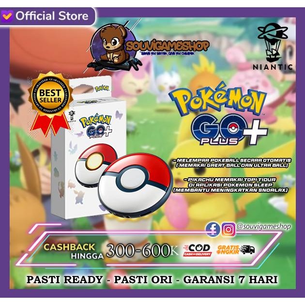 PALING MURAH Pokemon GO Plus+ / Pokemon GO Plus Plus Original Niantic