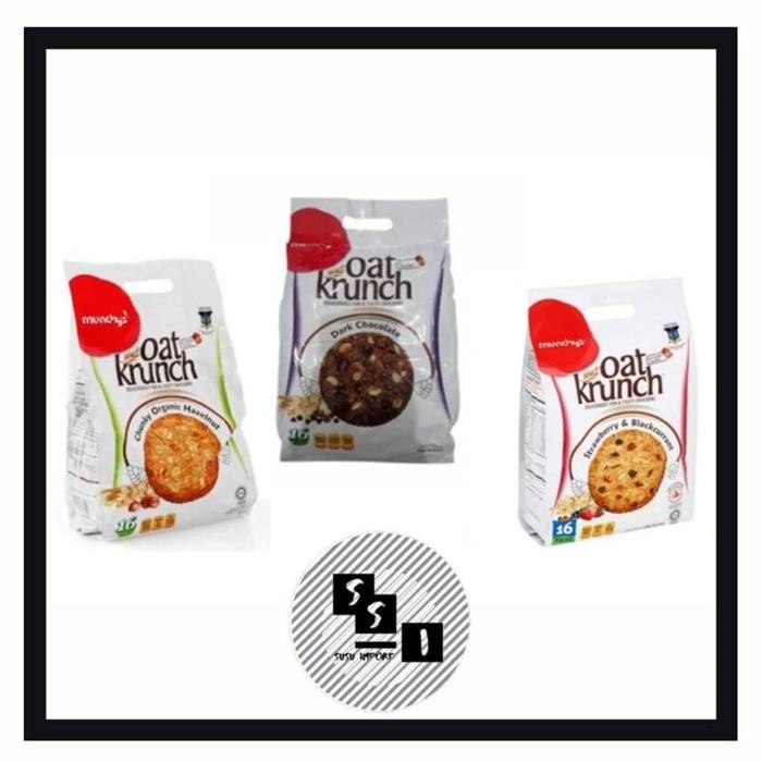 

Oat Krunch Biskuit Krakers Chocolate/ Hazelnut/ Strawberry