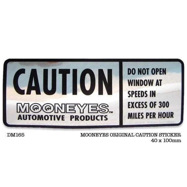 

MOONEYES CAUTION Sticker [DM165]