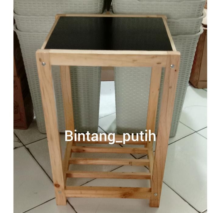 MEJA DISPENSER / MEJA DISPENSER KAYU / RAK DISPENSER SERBAGUNA