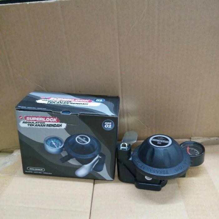 Regulator Gas LPG Gasscomp Tekanan Rendah SuperLock