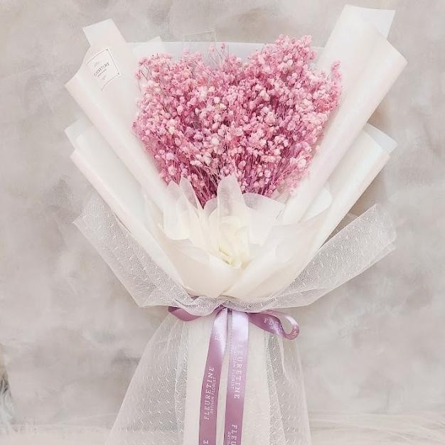 

Buket Bunga Signature Preserved Dried Flower Bouquet
