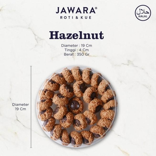 

JAWARA Hazelnut Cookies / Kue Kering Hazelnut 350 Gr