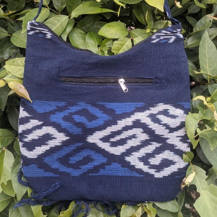 Tas Tenun Lombok Selempang Besar Tas Etnik Pria Wanita Tas Outdoor Pendaki Gunung Traveller masih