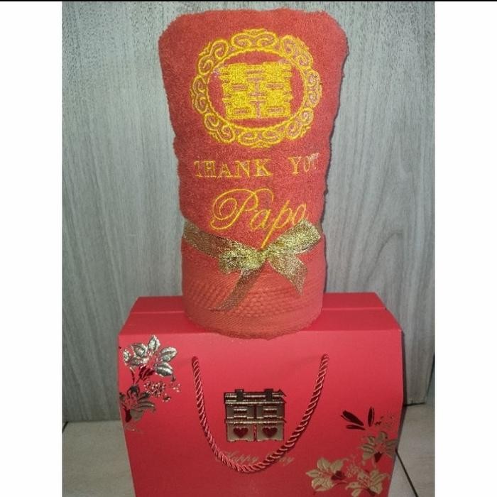 

Handuk Bordir Wedding Ceremony / Accessories Hadiah Tea Pay / SANGJIT