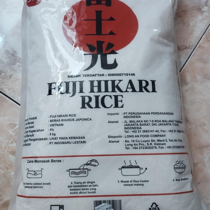 

beras jepang fuji hikari rice 5 kg